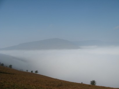 Above the clouds