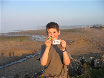 Bye bye Cacheman - near Blue Anchor